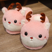 Pantoufles chaussons chaussures en forme de Licorne etc, mignonne et originale