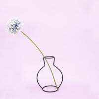 Décoration pour vase, pot de fleurs style nordique. Design abstrait en fer forgé ligne minimaliste