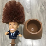 Brosse de toilette Emmanuel Macron. Brosse WC humoristique Président Macron