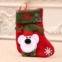 Chaussettes de Noël à accrocher à la cheminée