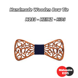 Nœud papillon en bois original pour adulte homme ET enfant - sculpté