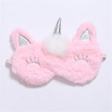 Masque de nuit ou de voyage (avion, train) occultant, en forme de licorne, chat, princesse