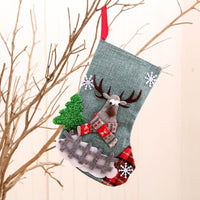 Chaussettes de Noël à accrocher à la cheminée