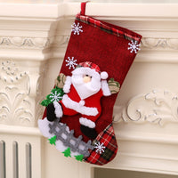 Chaussettes de Noël à accrocher à la cheminée