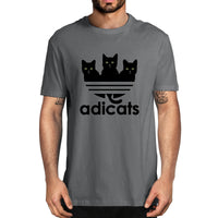 Tee shirt Chats "Adicats", variante humoristique de Adidas