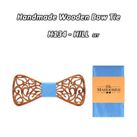 Nœud papillon en bois original pour adulte homme ET enfant - sculpté