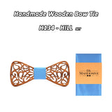 Nœud papillon en bois original pour adulte homme ET enfant - sculpté