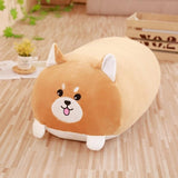 Coussins peluches poufs animaux (chat chien pingouin cochon)
