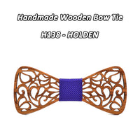 Nœud papillon en bois original pour adulte homme ET enfant - sculpté