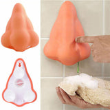 Distributeur de savon / gel douche "nez qui coule"