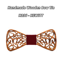Nœud papillon en bois original pour adulte homme ET enfant - sculpté