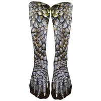 Chaussettes avec motifs pattes d'animaux