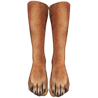 Chaussettes avec motifs pattes d'animaux