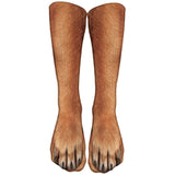 Chaussettes avec motifs pattes d'animaux