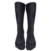 Chaussettes avec motifs pattes d'animaux