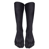 Chaussettes avec motifs pattes d'animaux