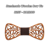Nœud papillon en bois original pour adulte homme ET enfant - sculpté