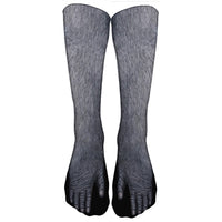 Chaussettes avec motifs pattes d'animaux