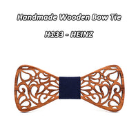 Nœud papillon en bois original pour adulte homme ET enfant - sculpté