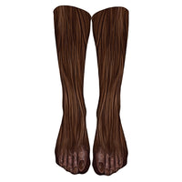 Chaussettes avec motifs pattes d'animaux