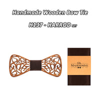 Nœud papillon en bois original pour adulte homme ET enfant - sculpté