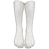 Chaussettes avec motifs pattes d'animaux