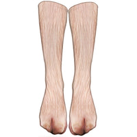 Chaussettes avec motifs pattes d'animaux
