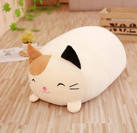 Coussins peluches poufs animaux (chat chien pingouin cochon)