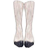 Chaussettes avec motifs pattes d'animaux