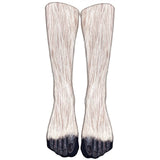 Chaussettes avec motifs pattes d'animaux