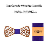 Nœud papillon en bois original pour adulte homme ET enfant - sculpté