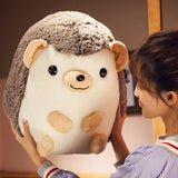 Peluche hérisson géant super mignon, coussin