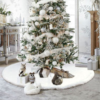 Tapis pour sapin de noël. Décoration pour déposer les cadeaux