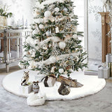 Tapis pour sapin de noël. Décoration pour déposer les cadeaux