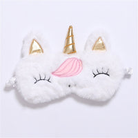 Masque de nuit ou de voyage (avion, train) occultant, en forme de licorne, chat, princesse