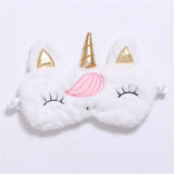 Masque de nuit ou de voyage (avion, train) occultant, en forme de licorne, chat, princesse