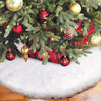Tapis pour sapin de noël. Décoration pour déposer les cadeaux