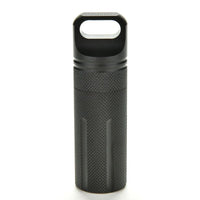 Capsule d'urgence étanche en aluminium. Pour cigarettes, médicaments, briquet, billets, clés, etc