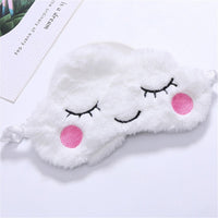 Masque de nuit ou de voyage (avion, train) occultant, en forme de licorne, chat, princesse