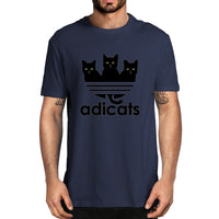 Tee shirt Chats "Adicats", variante humoristique de Adidas