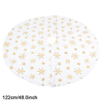 Tapis pour sapin de noël. Décoration pour déposer les cadeaux