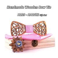 Nœud papillon en bois original pour adulte homme ET enfant - sculpté