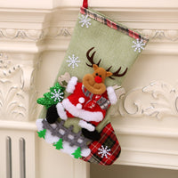Chaussettes de Noël à accrocher à la cheminée