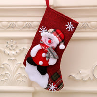 Chaussettes de Noël à accrocher à la cheminée