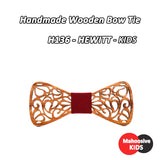 Nœud papillon en bois original pour adulte homme ET enfant - sculpté