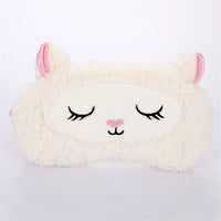 Masque de nuit ou de voyage (avion, train) occultant, en forme de licorne, chat, princesse