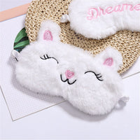 Masque de nuit ou de voyage (avion, train) occultant, en forme de licorne, chat, princesse
