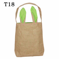 Sacs oreilles de lapin en toile de jute originaux, édition pâques