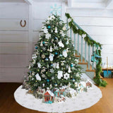 Tapis pour sapin de noël. Décoration pour déposer les cadeaux