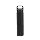 Capsule d'urgence étanche en aluminium. Pour cigarettes, médicaments, briquet, billets, clés, etc
